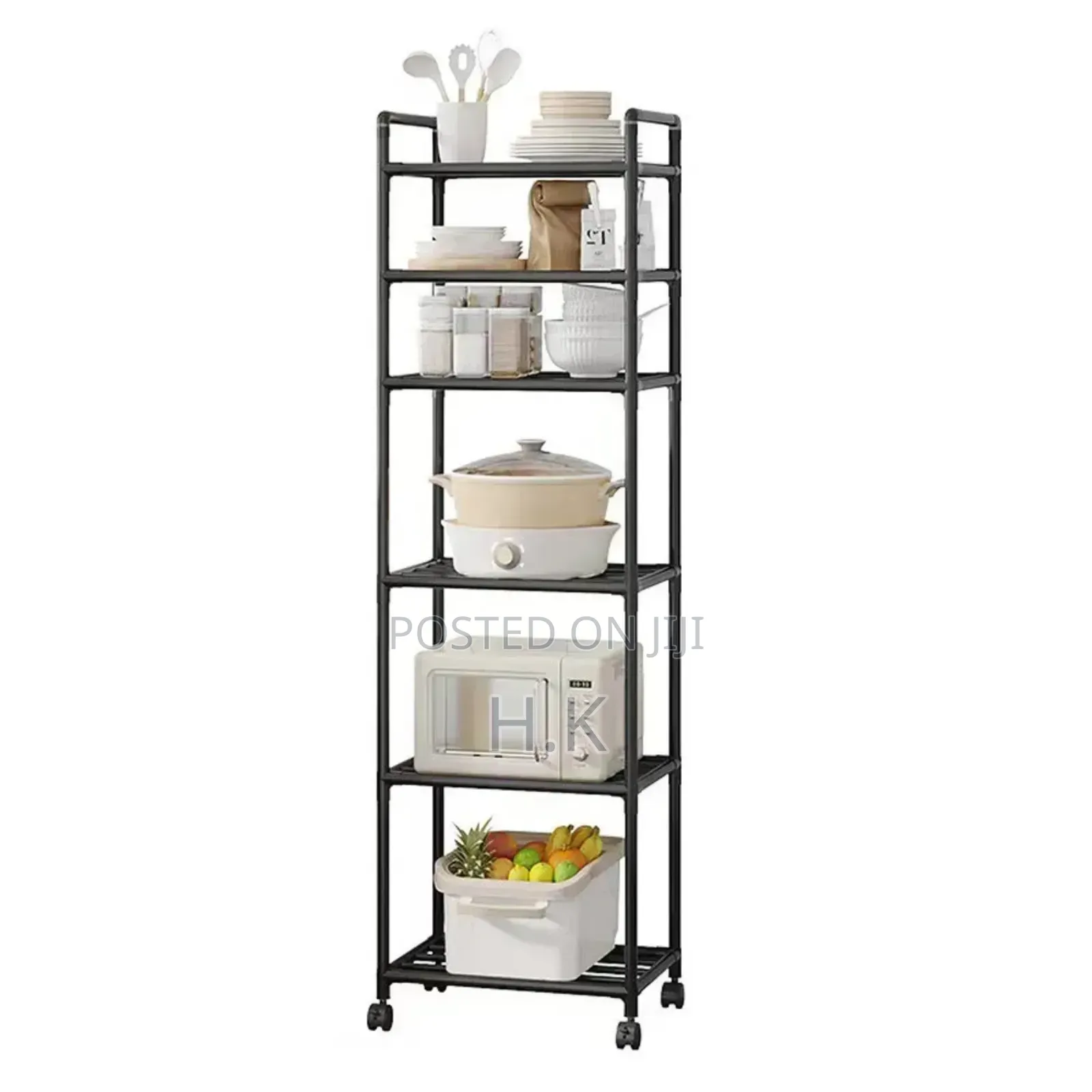 Multi-Tier Household Storage Cart