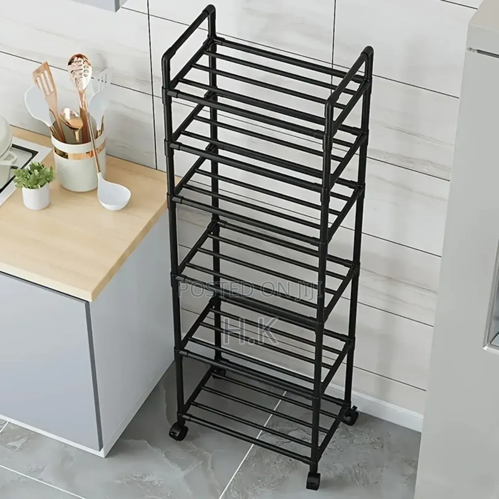 Multi-Tier Household Storage Cart