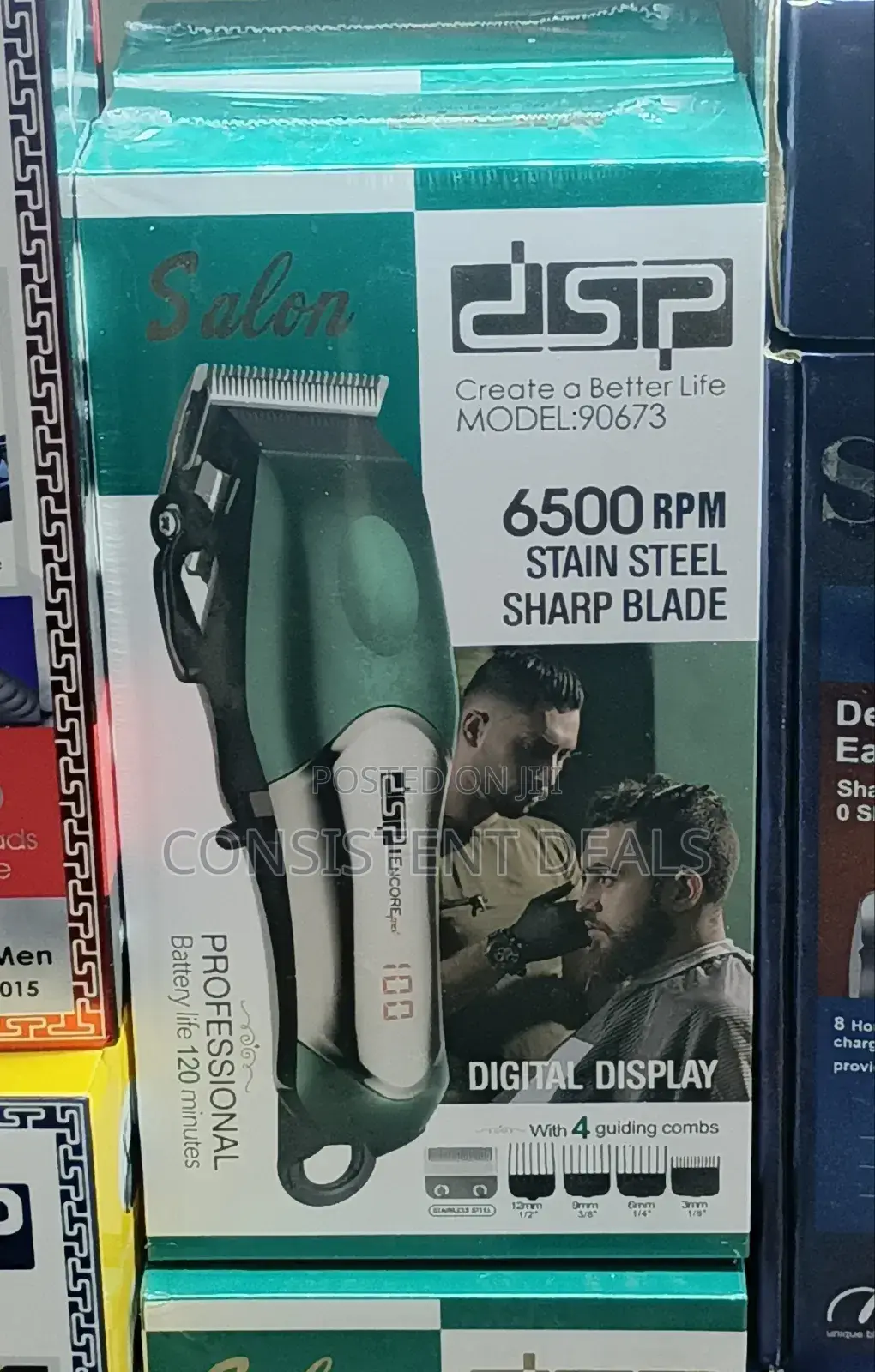 DSP Rechargeable Cordless Hair Clipper