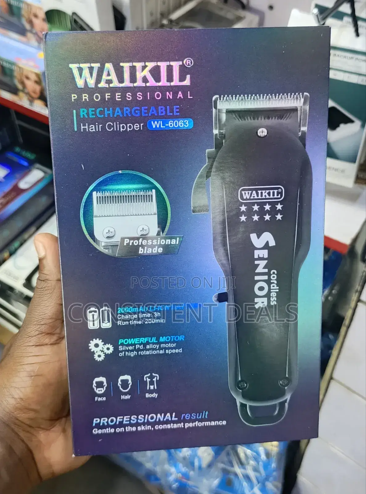 Waikil Senior Rechargeable Hair Clipper
