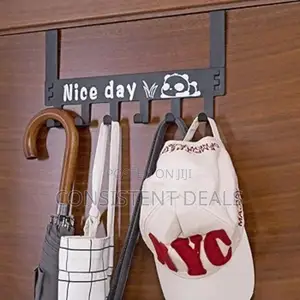Over Door Hanger, 6 Over Door Hooks