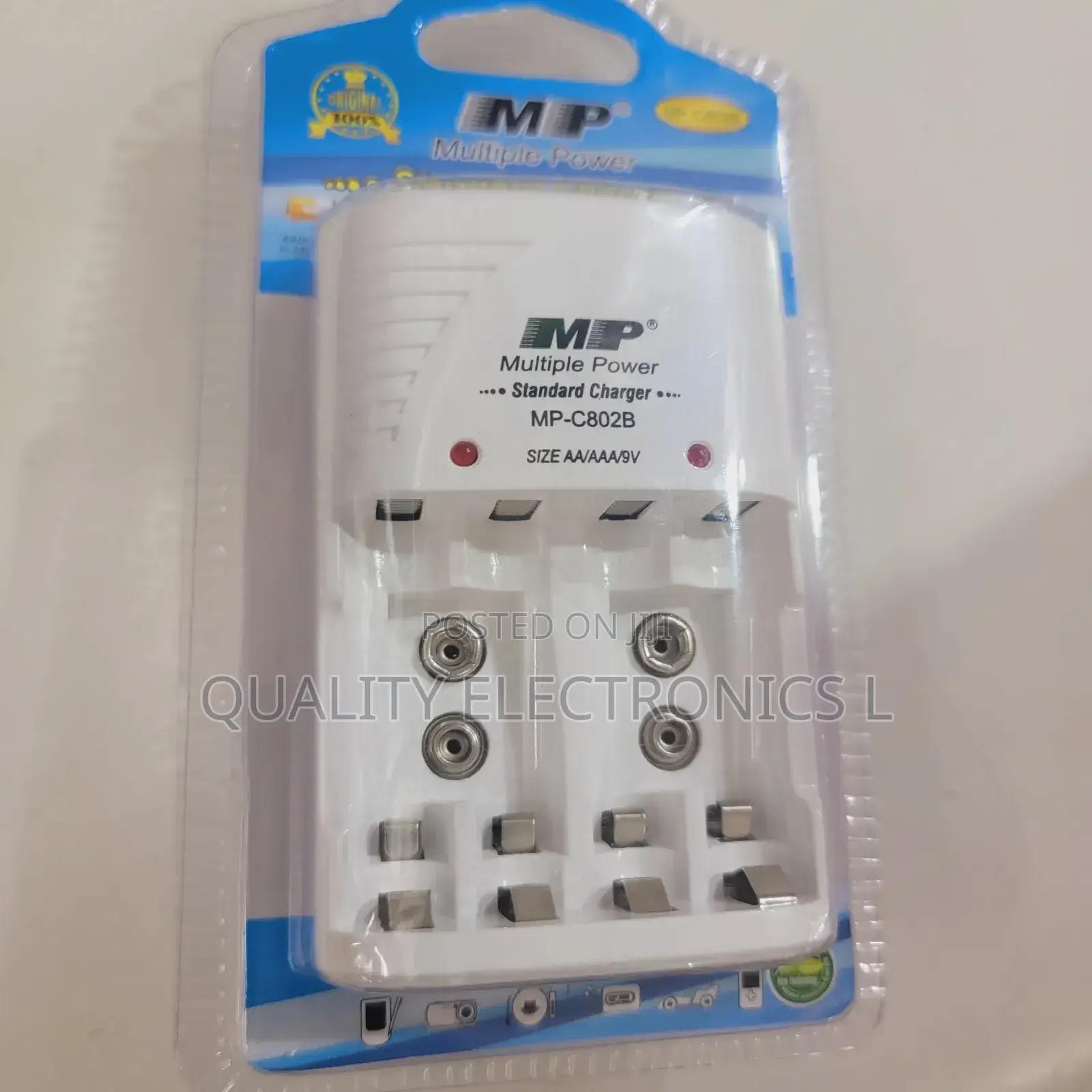 Mp Rechargeable Batteries Charger For Aa,Aaa, And 9v