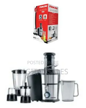 Nikai 4 In1 Juicer/Blender/Extractor/Mincer-Silver