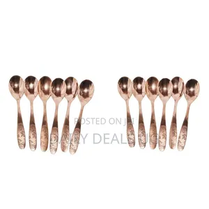 Tea Spoons, 6pcs - Copper