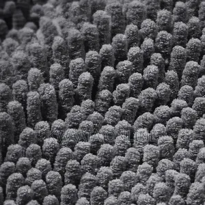 1 Pc Shagged Bathroom Mat Absorbent Room Door Chenille Foot Mat