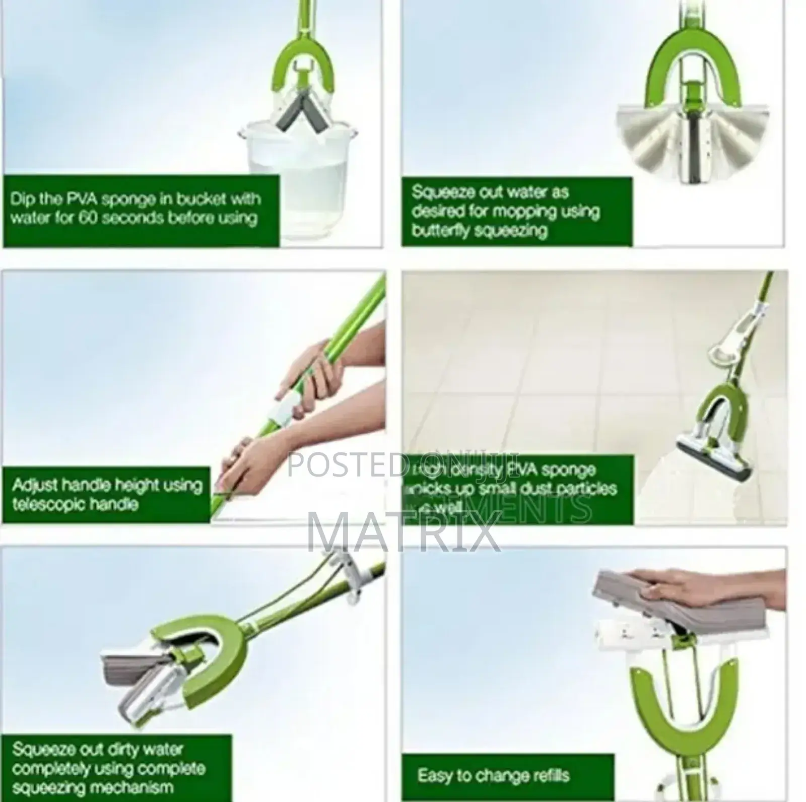 Butterfly Mop Hands Free Mop