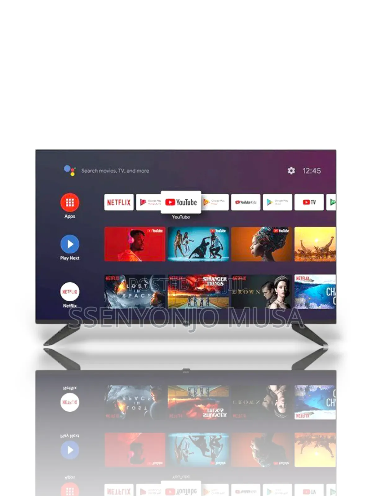 Syinix 43 Inch Frameless Android Smarttv| Free-to-Airdecoder