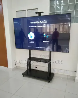 Adjustable Tv Stand Trolley for 24" to 75"