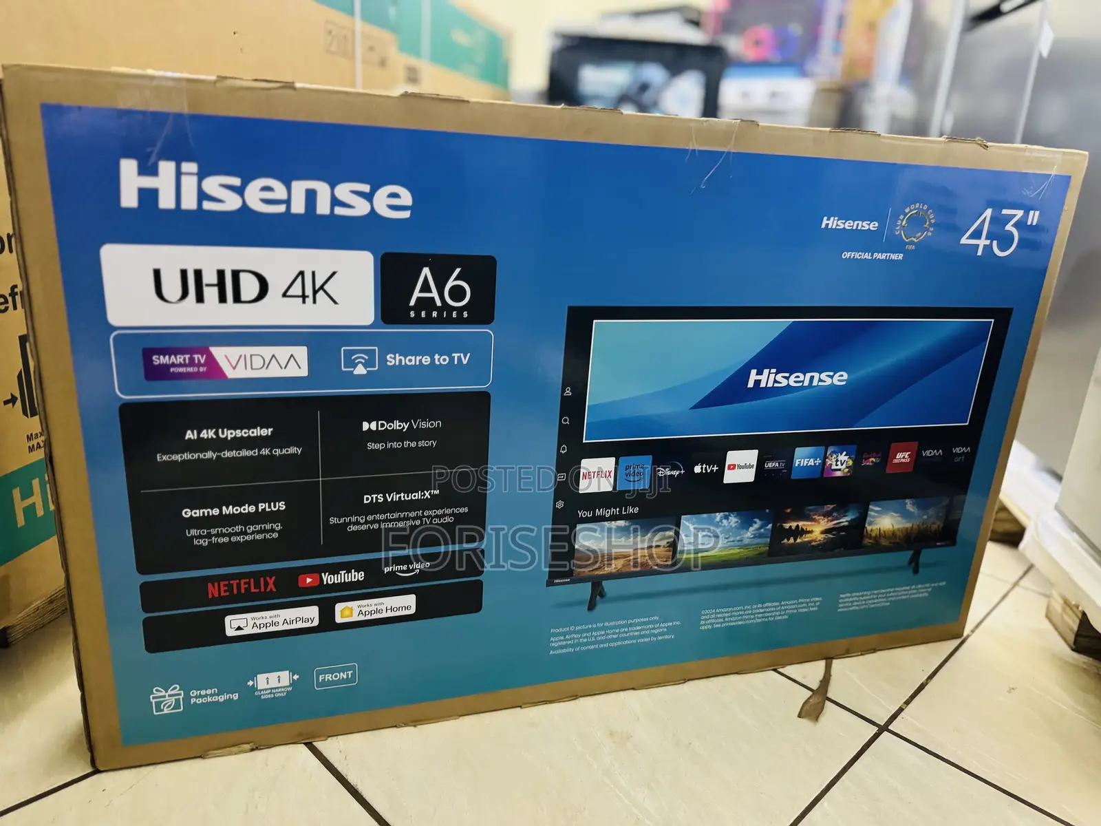 Hisense 43inch Uhd Smart Tvs Available