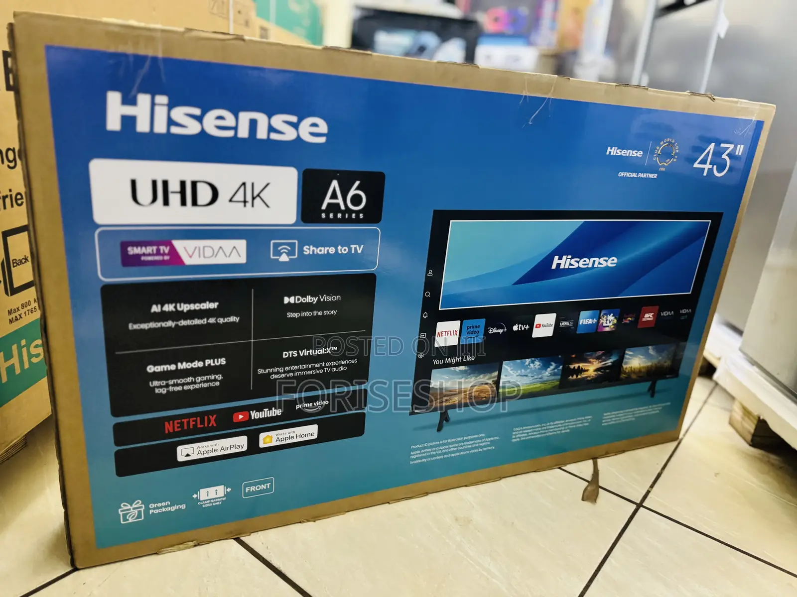 Hisense 43inch Uhd Smart Tvs Available