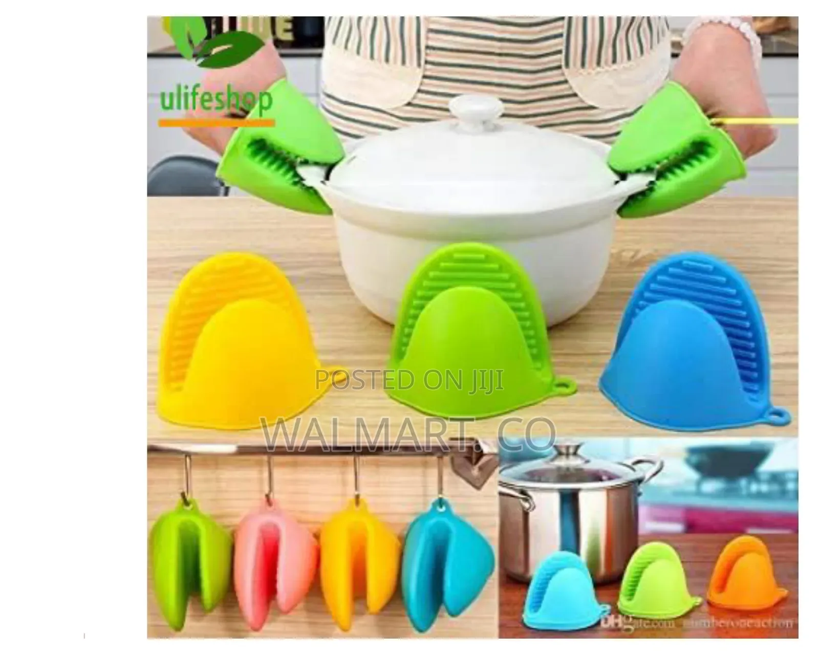 A Pair of Silicone Mini Oven Mitts or Pot Holders