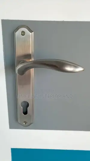 Stainless Steel Door Handle With Plate – Durable Modern Design