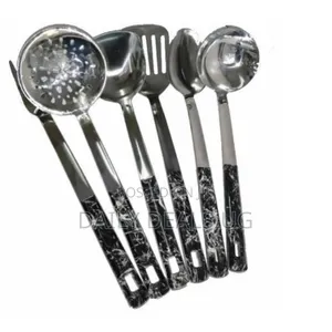 6 Pieces of Kitchen Tool Food Serving Utensil Spoons Cutlery Set