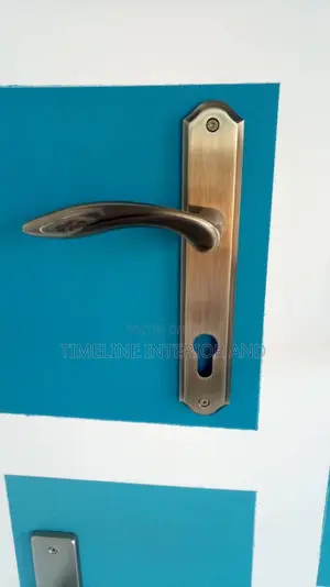 Antique Bronze Door Handle With Backplate
