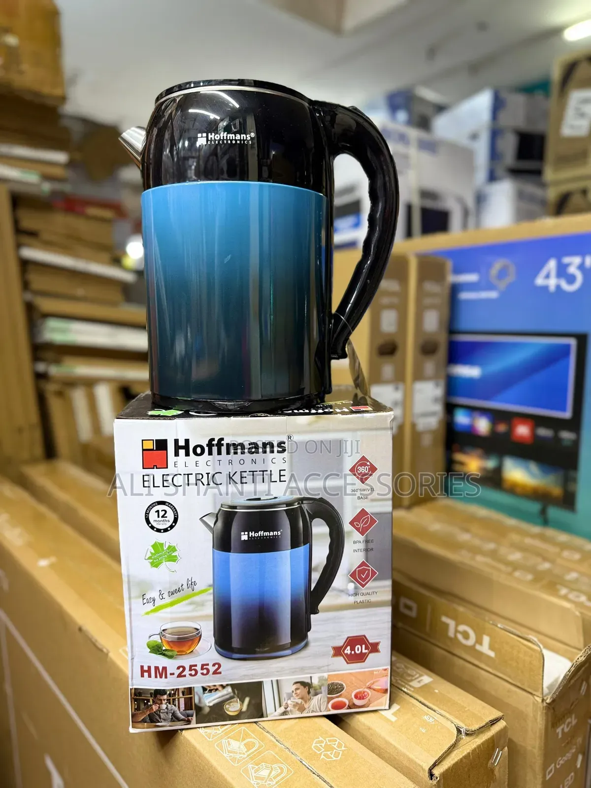 4l Electric Jug Kettle Hoffman/ Electric Milk Jug Kettle Hoffman