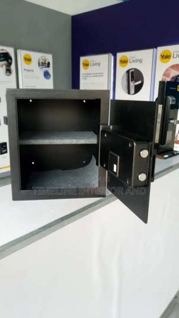 Yale Digital Safe Box – Biometric and Key Lock Safe (Black)