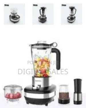 DSP 4-in-1 Unbreakable Jar Food Processor Chopper Kitchen Vegetable