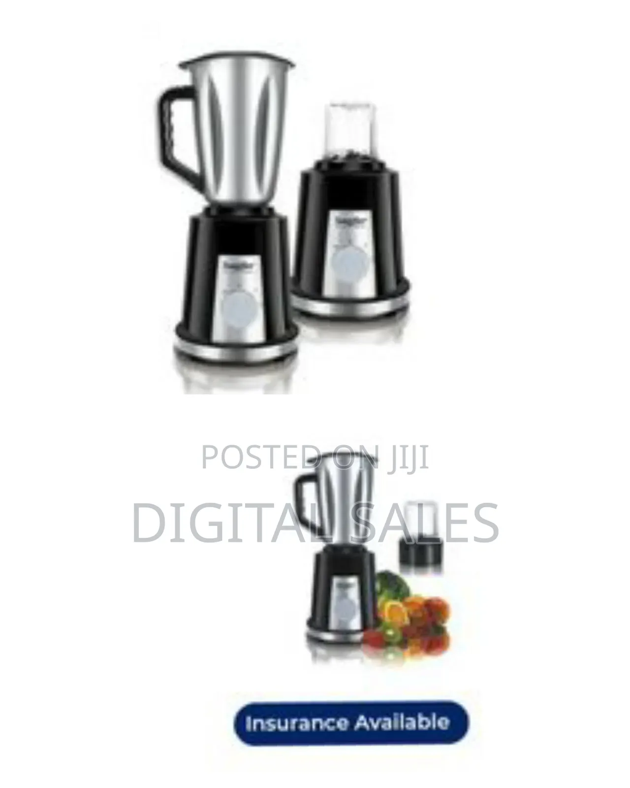 Sonifer 1.5 Litre Sonifer Metallic Blender