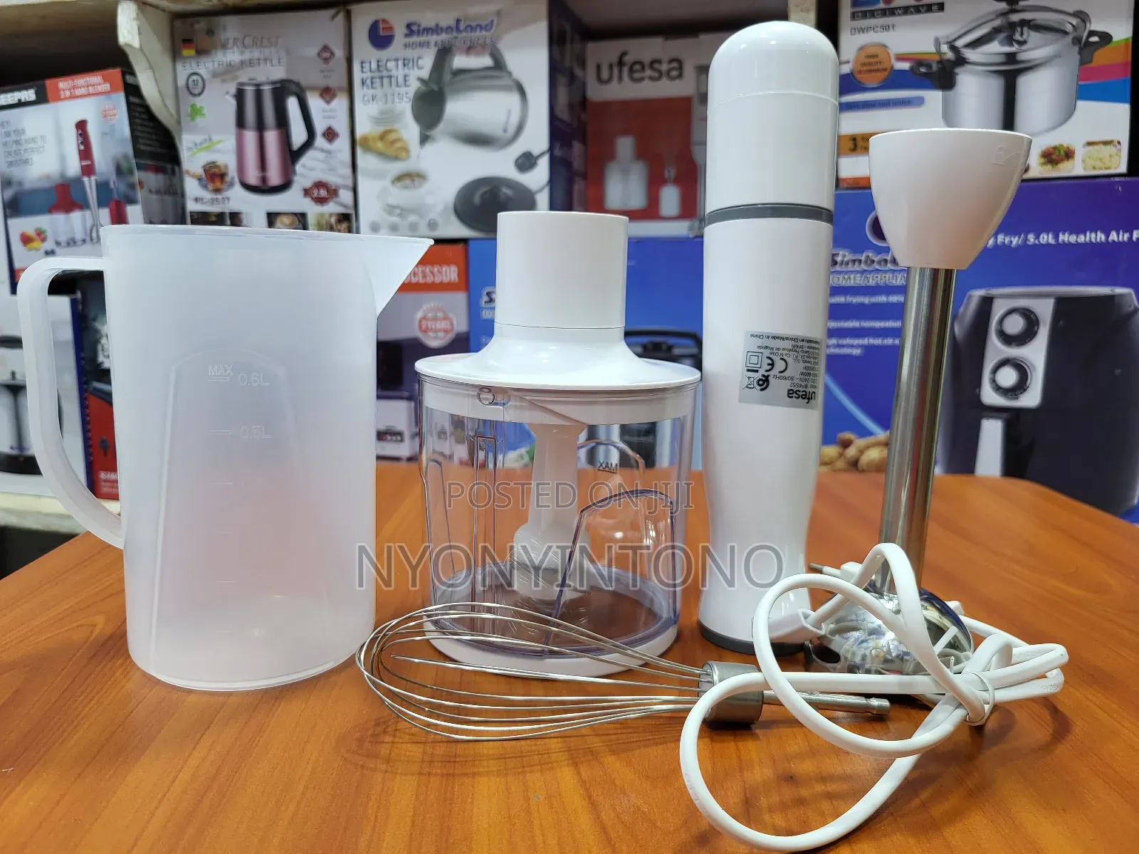 4 in 1 Ufesa Multi-Purpose Stainless Steel Hand Blender