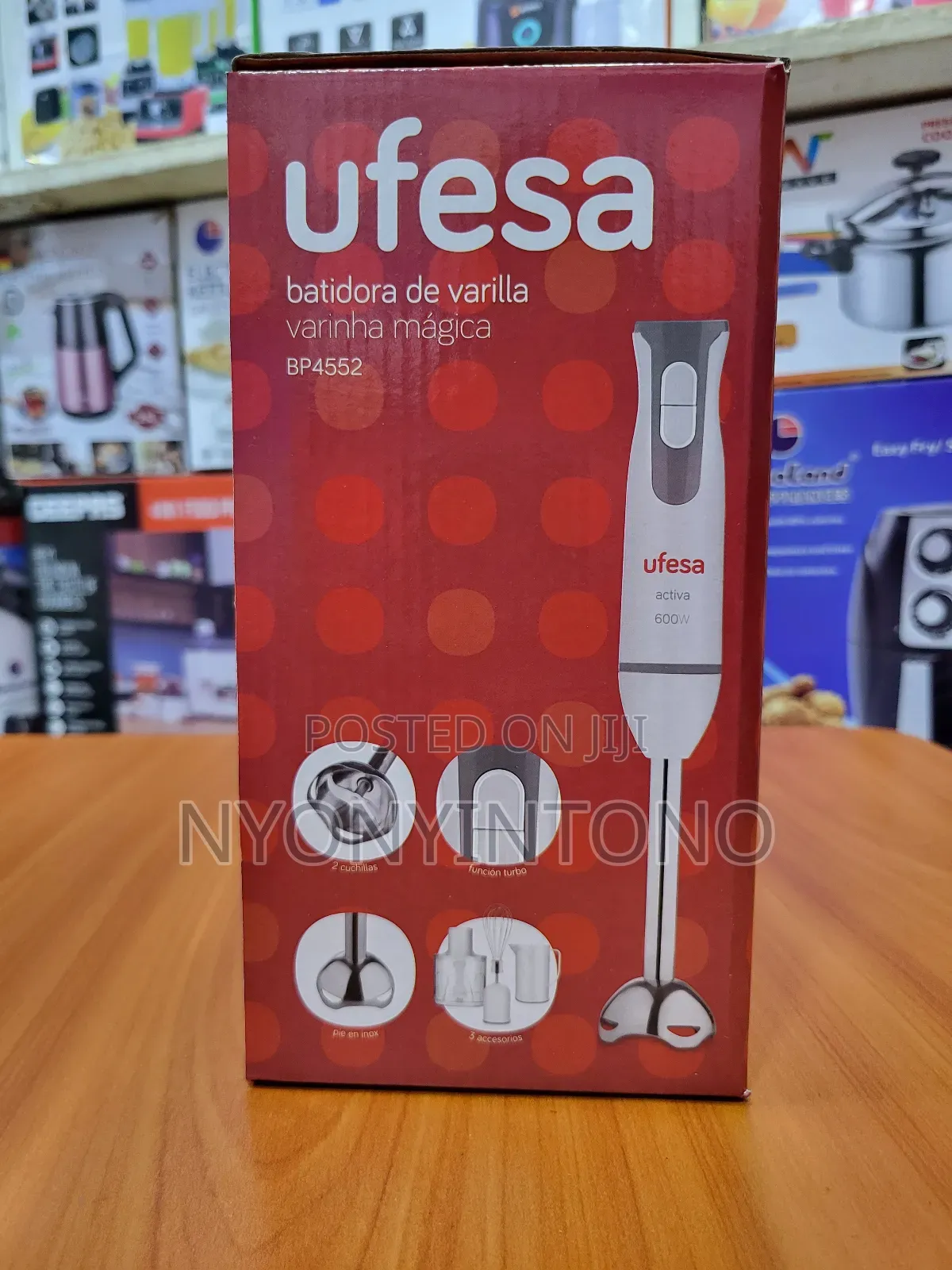 4 in 1 Ufesa Multi-Purpose Stainless Steel Hand Blender