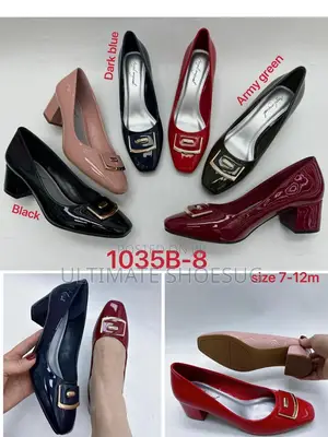 Impo Short Heel Leather Pumps
