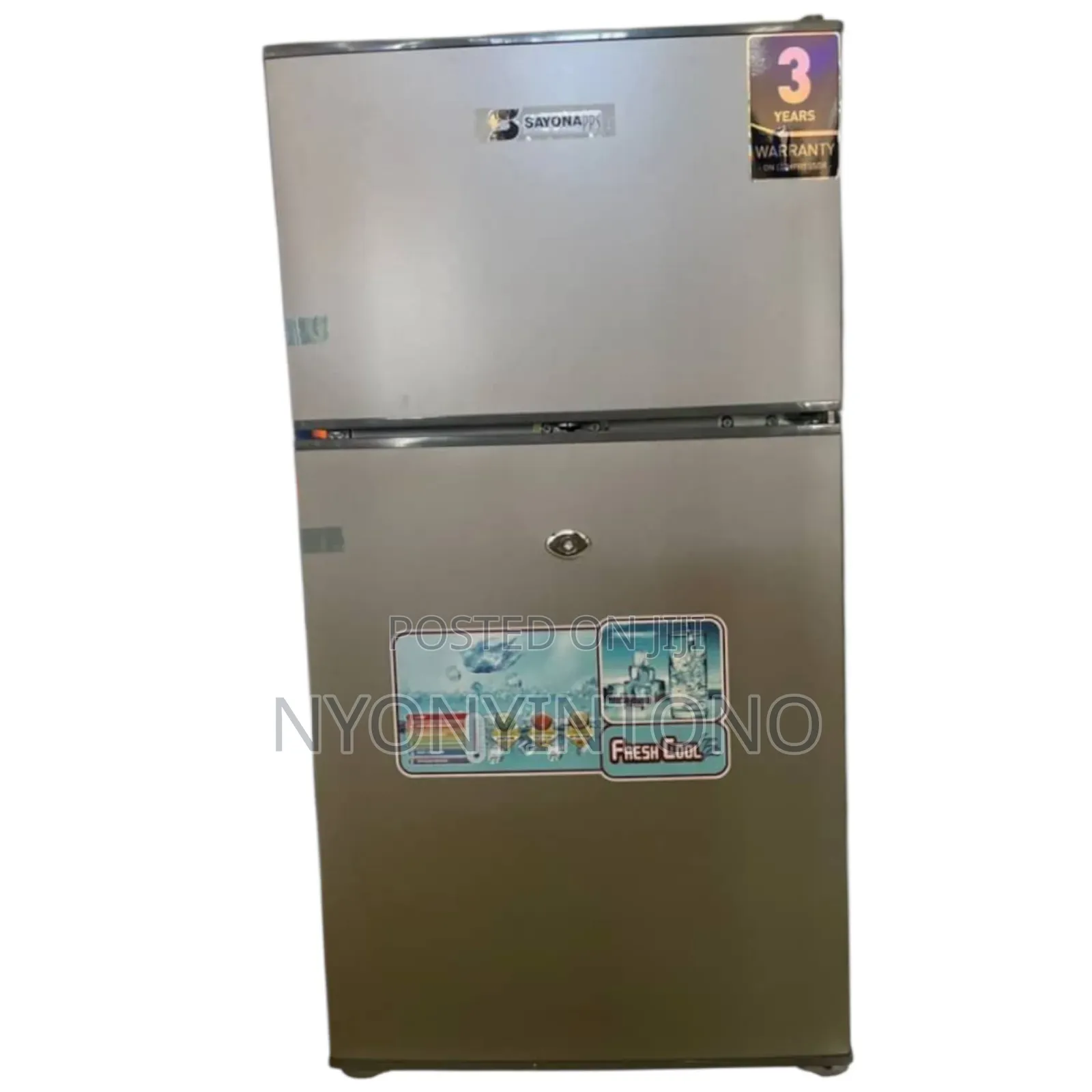 Savona 98liters Double Door Refrigerator With 3yrs Warranty