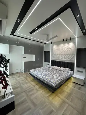 Elegant Gypsum Ceiling Design With Led Lighting 
