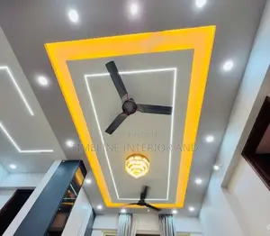 Classic Gypsum Ceiling With Led Lighting 