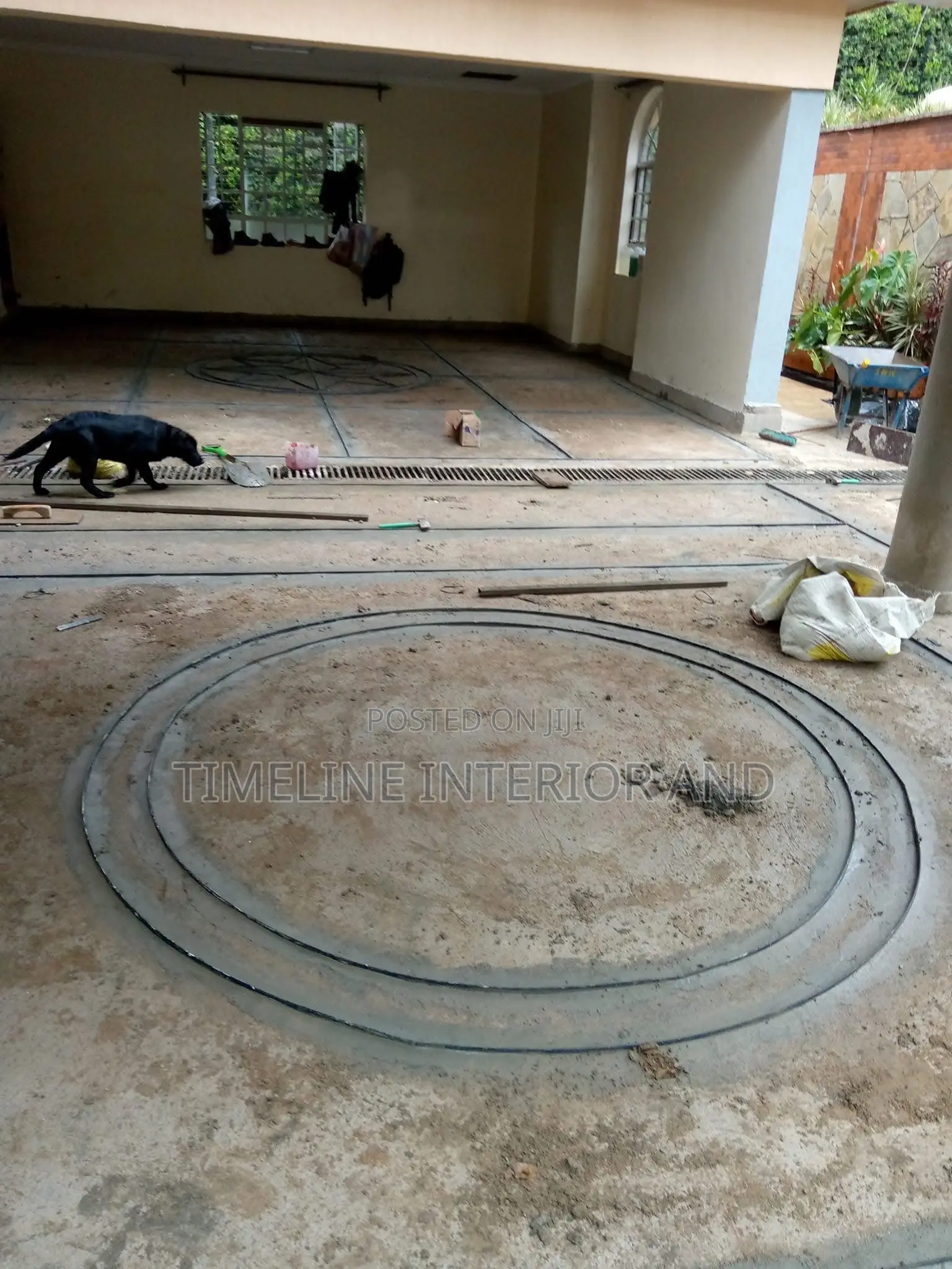 Stylish Terrazzo Floor With Star Design