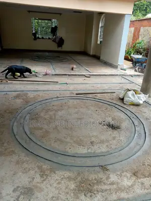 Stylish Terrazzo Floor With Star Design
