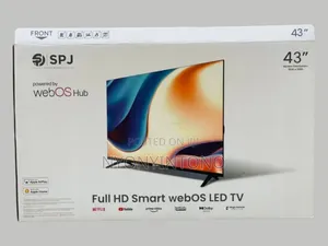 SPJ 43" Smart Flameless Tv With Inbuilt Free to Air Decoder