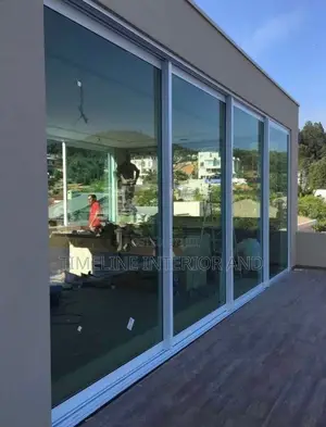 Modern Aluminium Glass Double Door – Strong, Stylish Durable