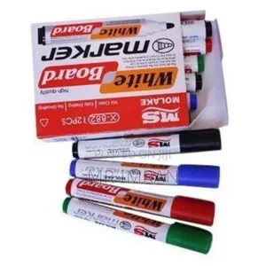 12pc Whiteboard Markers of Black,Blue,Red and Green