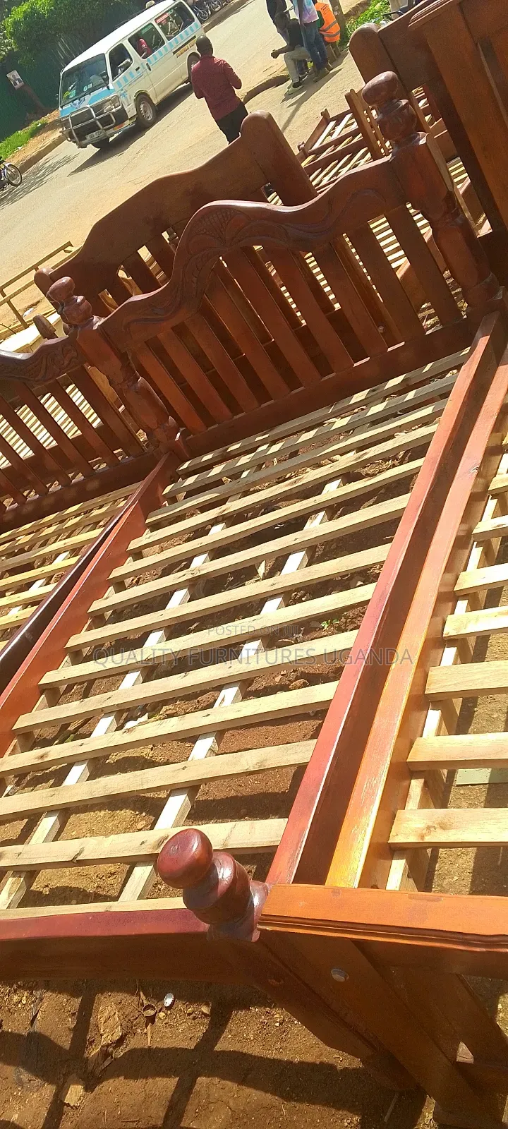 4*6 Bed Frame in Coffee Brown