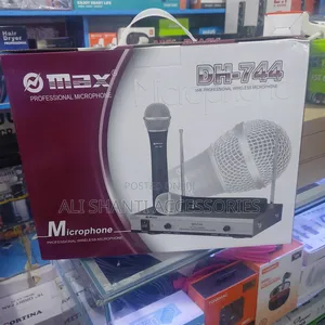 Max Professional Wireless Microphone/Wireless Microphone Max Dh-744