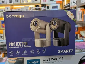 Borrego Smart 7 Rechargeable Projector