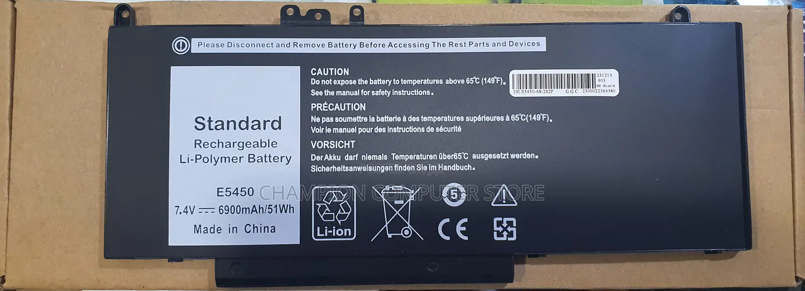 Dell G5m10 Battery Latitude 14 15 E5450 E5550 E5250 P48g001