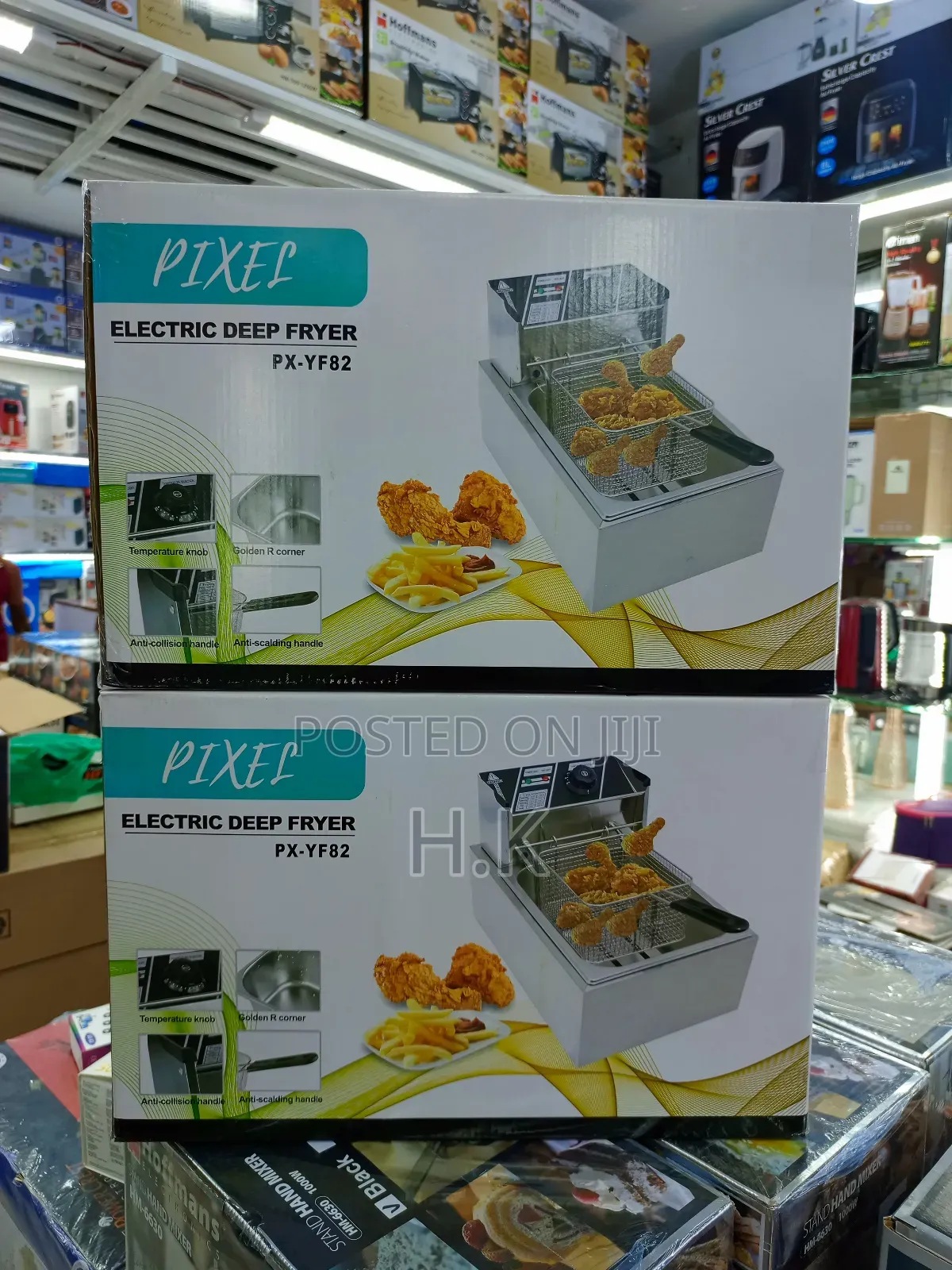 Pixel Electric Deep Fryer, Model Number Px-Yf82.