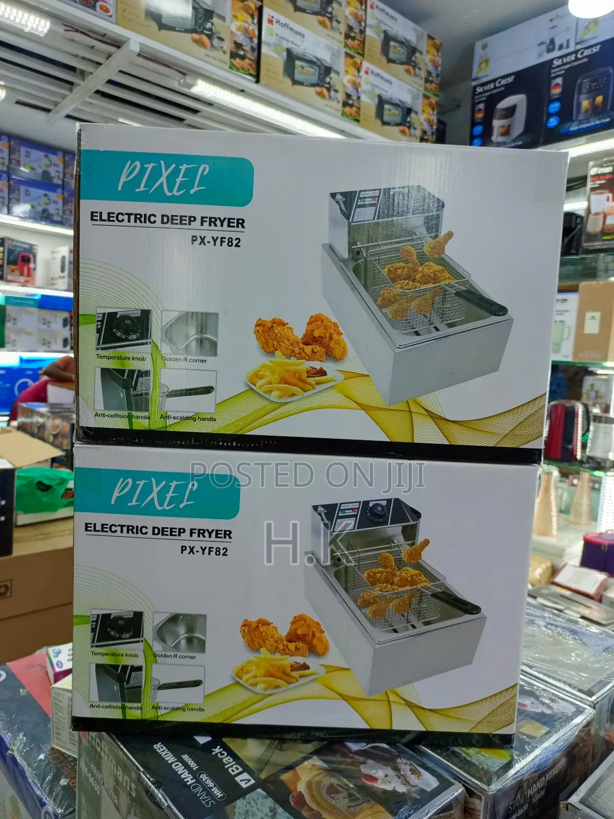 Pixel Electric Deep Fryer, Model Number Px-Yf82.