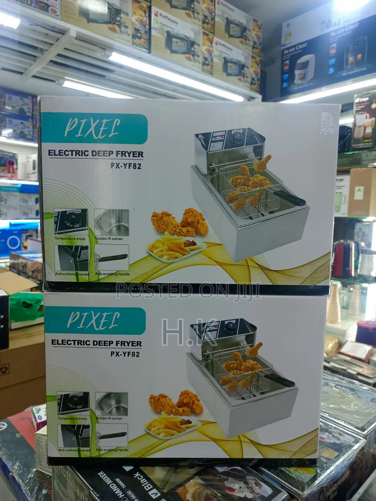 Pixel Electric Deep Fryer, Model Number Px-Yf82.