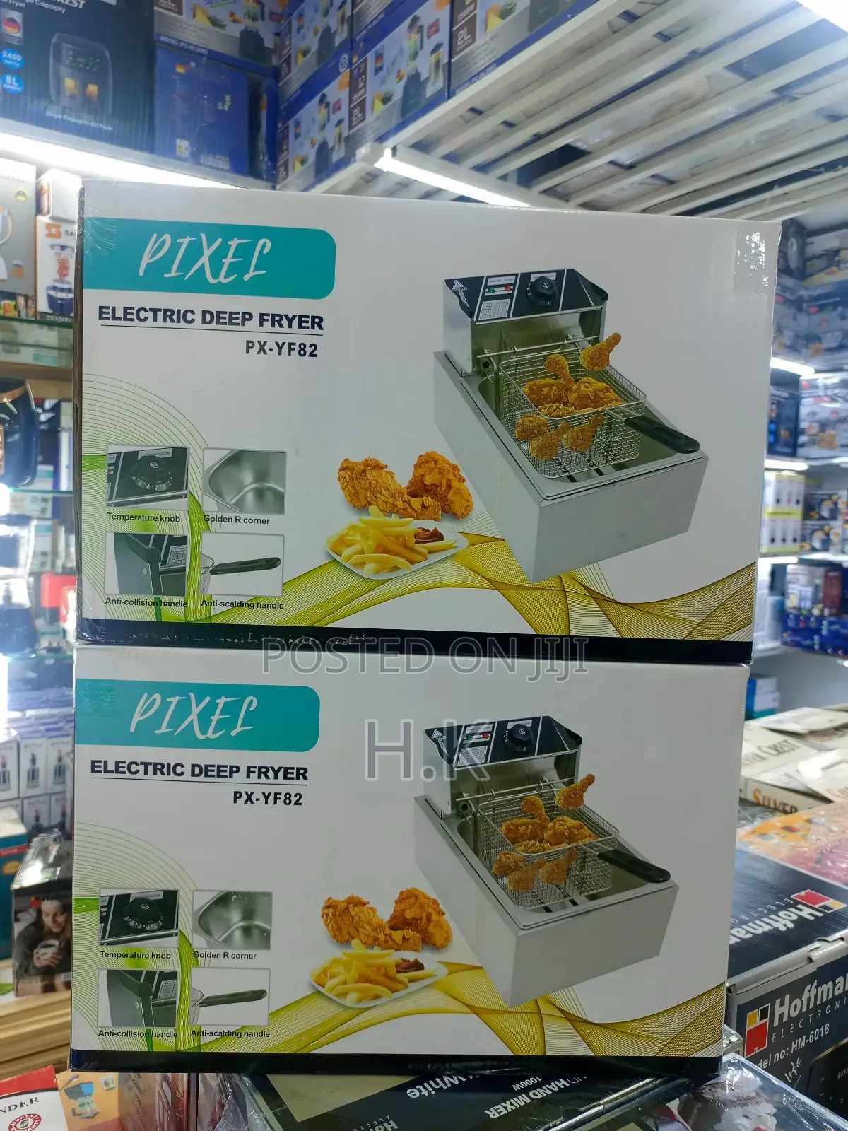 Pixel Electric Deep Fryer, Model Number Px-Yf82.
