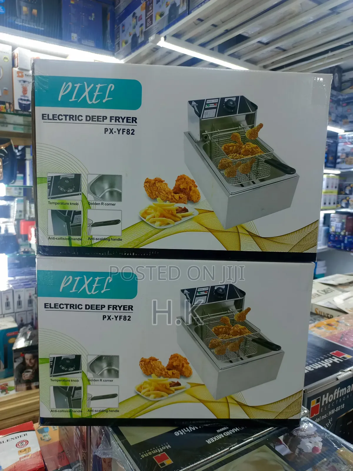 Pixel Electric Deep Fryer, Model Number Px-Yf82.