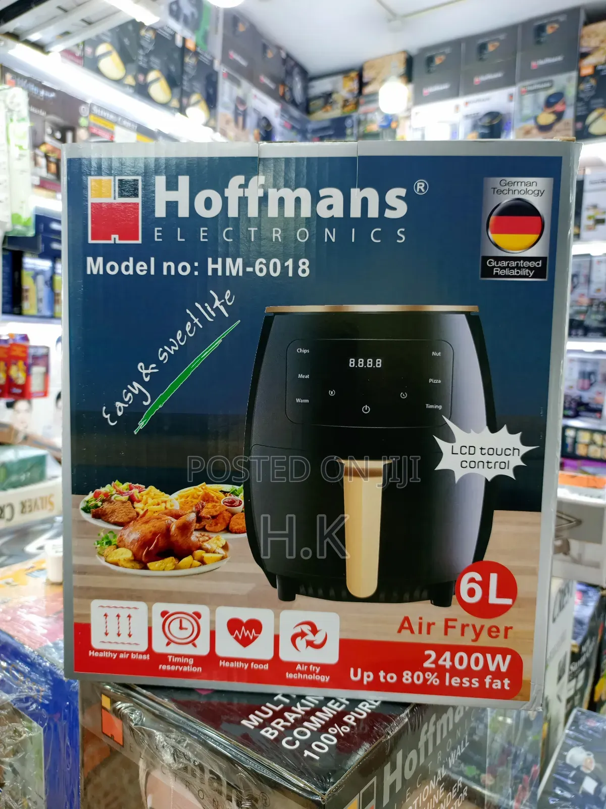 6l Hoffmans Hm-6018 Air Fryer.
