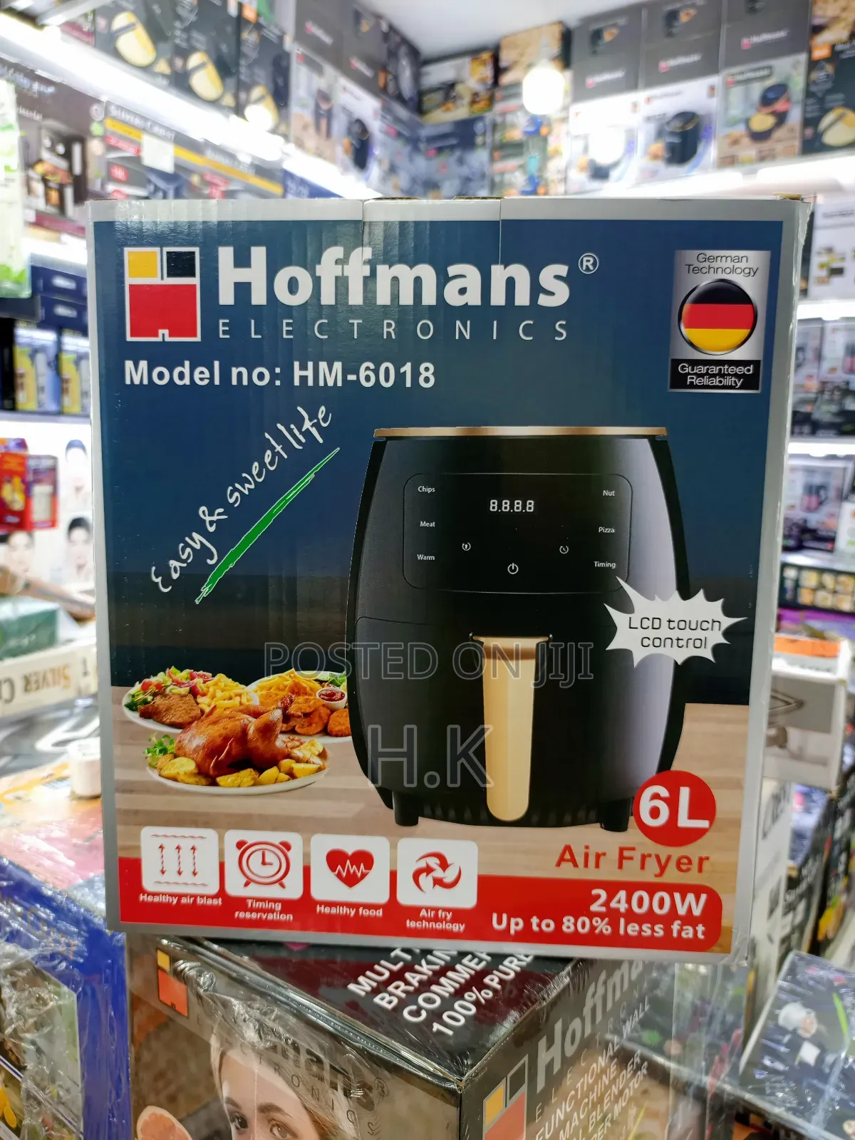 6l Hoffmans Hm-6018 Air Fryer.