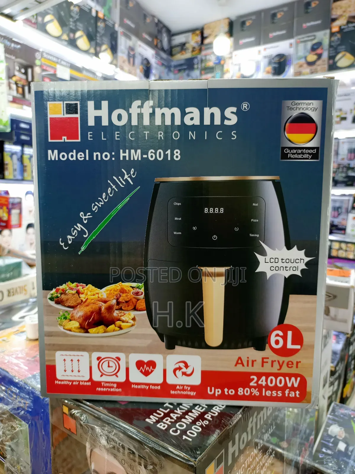 6l Hoffmans Hm-6018 Air Fryer.