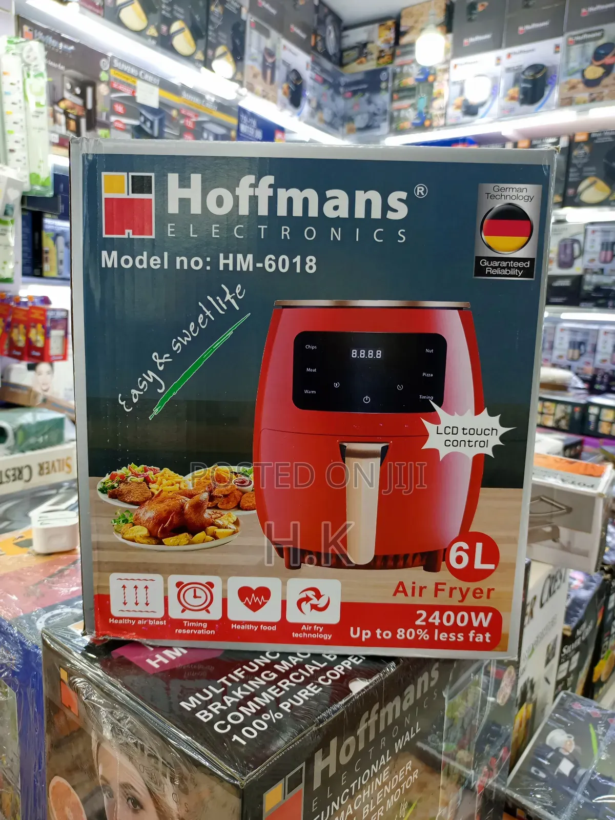 6l Hoffmans Hm-6018 Air Fryer.