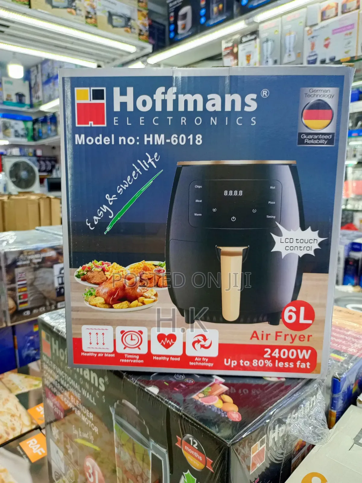 6l Hoffmans Hm-6018 Air Fryer.