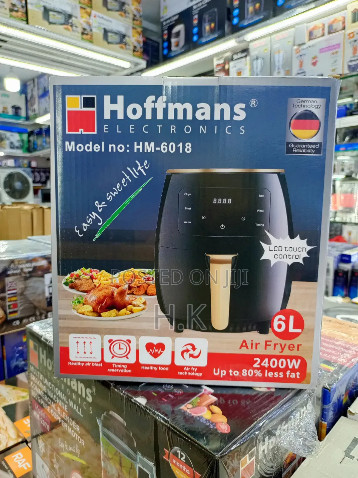 6l Hoffmans Hm-6018 Air Fryer.