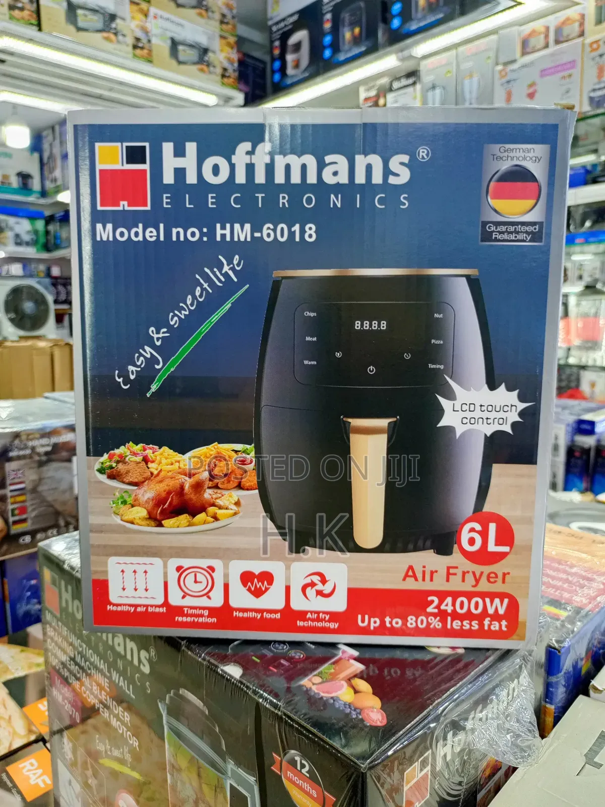 6l Hoffmans Hm-6018 Air Fryer.
