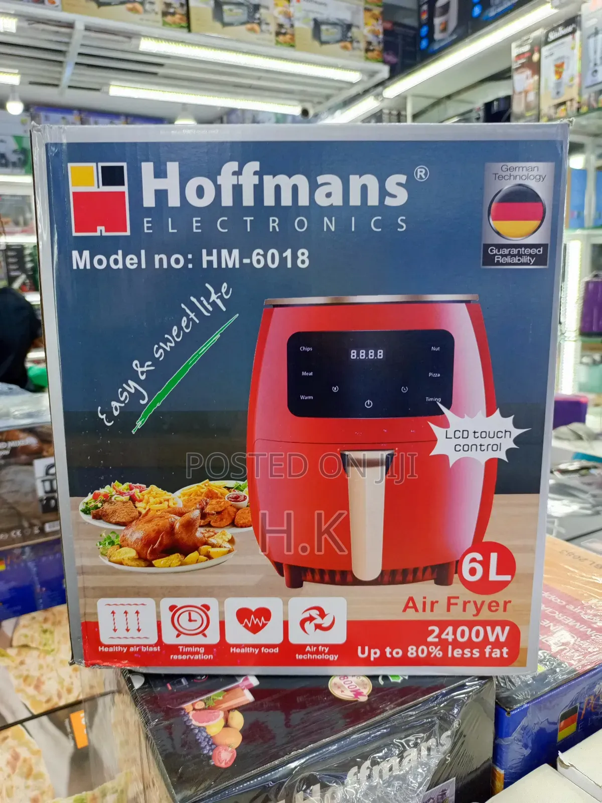 6l Hoffmans Hm-6018 Air Fryer.